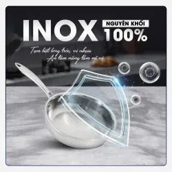 Chảo inox nguyên khối TRIPRO KALITE KL826V chống dính tự thân 701382