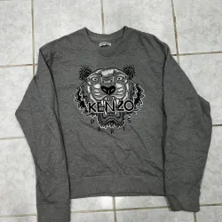 Áo sweater Kenzo thêu đầu hổ màu xám size L