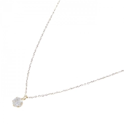 K18YG Solitaire Dây chuyền kim cương 0.302CT - Hàng hiệu Chính hãng 857025