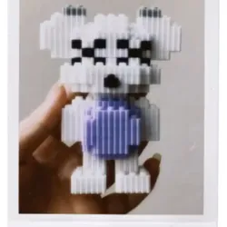 4 Mini lego gấu lắp sẵn 11cm 592841