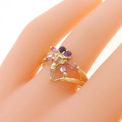 Nhẫn đá màu K18YG 669232