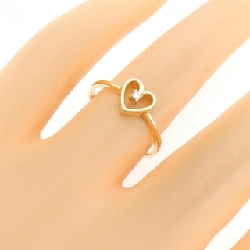 Nhẫn kim cương hình trái tim 18KTYG 666036