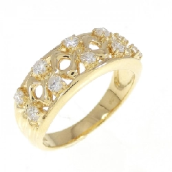 Nhẫn kim cương K18YG 0.36CT