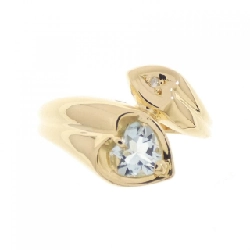 Nhẫn Aquamarine Hình Trái Tim K18YG - Hàng hiệu Chính hãng 850047