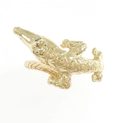 Nhẫn ngọc lục bảo K18YG Alligator - Hàng hiệu Authentic 854510