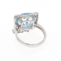 Nhẫn đá màu 750WG 668868