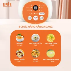 🔥 NỒI NẤU CHẬM UNIE USC10W 1L – LÒNG GỐM CERAMIC, 6 CHẾ ĐỘ NẤU, NHÀN TÊNH MỖI BỮA 🍲 798092
