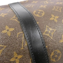 Túi xách Boston Louis Vuitton Monogram Macassar Keepall Bandoulière 55cm M56714 - Hàng hiệu Authentic 770759
