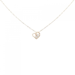 K10PG Dây chuyền kim cương hình trái tim 0.05CT - Hàng hiệu Chính hãng