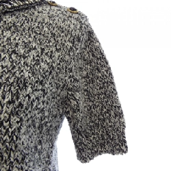 Louis Vuitton LOUIS VUITTON Viền đá quý Tweed FMKM94OJ7 Áo len 628562