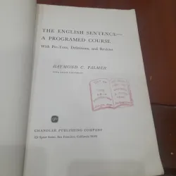 Raymond C. Palmer - THE ENGLISH SENTENCE, A PROGRAMED COURSE 798995