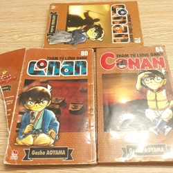 Combo 3 cuốn Truyện tranh Thám tử lừng danh Conan cũ tập 64, 70, 80 223733