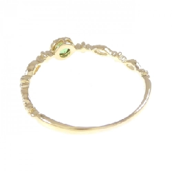 Nhẫn Garnet Xanh K18YG 0.183CT 666501