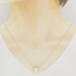 K18WG Dây chuyền trái tim ngọc trai Mabe - Hàng hiệu Chính hãng 858192