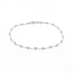 K18WG Vòng tay kim cương 1.00CT - Hàng hiệu Chính hãng 874303