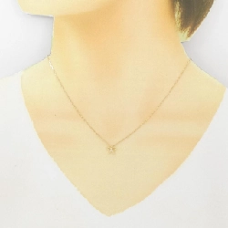 K18YG Ruy băng Dây chuyền kim cương 0.01CT - Hàng hiệu Chính hãng 861738