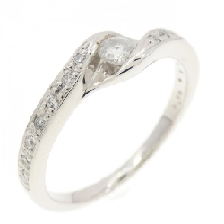 Nhẫn kim cương K18WG 0.19CT