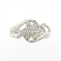 Nhẫn kim cương hoa PT900 0.51CT 670529