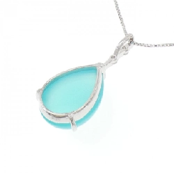 K18WG Đá ngọc bích Dây chuyền - Hàng hiệu Authentic 857427