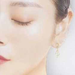 K18YG Bông tai - Hàng hiệu Authentic 871907