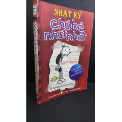 [Sách Cũ SCGR] Nhật ký chú bé nhút nhát mới 80% có chữ ký, bẩn bìa, ố nhẹ 2010 HCM2811 Jeff Kinney VĂN HỌC