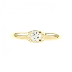 Nhẫn kim cương Solitaire K18YG 0.17CT 672705