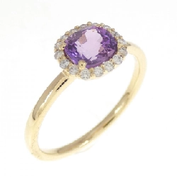 Nhẫn Sapphire K18YG 0.95CT - Hàng hiệu Chính hãng