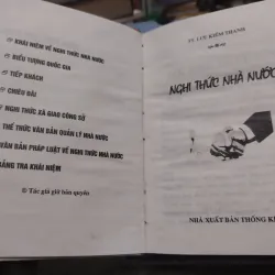 Sách: Nghi Thức Nhà Nước - Tác giả: TS Lưu Kiếm Thanh (A3) 597614