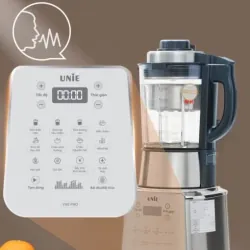 Máy làm sữa hạt UNIE V9S PRO dung tích 1,75L, xay nấu siêu êm, vệ sinh khử khuẩn tự động 574436