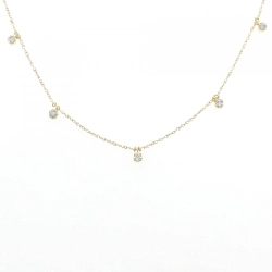 K18YG Dây chuyền kim cương 0.50CT - Hàng hiệu Chính hãng