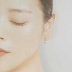 K18YG Bông tai kim cương 0.36CT - Hàng hiệu Chính hãng 869970