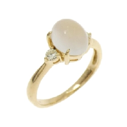 Nhẫn đá mặt trăng K18YG - Hàng hiệu Authentic