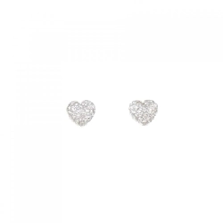K18WG Bông tai kim cương hình trái tim 0.30CT - Hàng hiệu Chính hãng