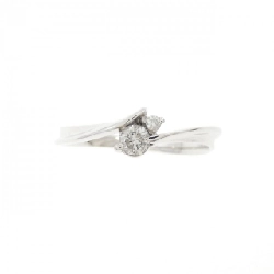 Nhẫn kim cương K18WG 0.10CT - Hàng hiệu Chính hãng 853847