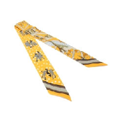 Hermès LES NOUVEAUX AMOUREUX Twilly 063329S khăn quàng