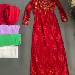 Áo dài gấm/size M