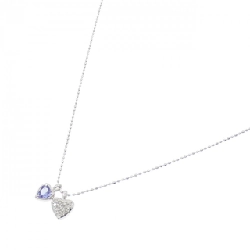 K18WG Dây chuyền Tanzanite hình trái tim - Hàng hiệu Chính hãng 858785