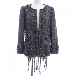 【Mã giảm giá】Áo khoác không cổ CHANEL