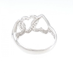 Nhẫn kim cương hình trái tim K18WG 0.15CT 671256