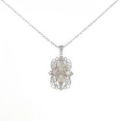 K18WG Dây chuyền kim cương 2.00CT - Hàng hiệu Chính hãng