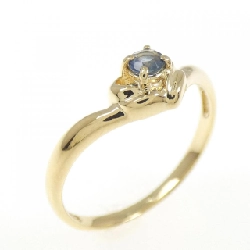 Nhẫn Sapphire K18YG - Hàng hiệu Chính hãng