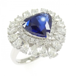 Nhẫn Sapphire hình trái tim PT900 4.09CT