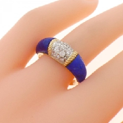 Nhẫn Lapis Lazuli 750YG/PLAT - Hàng hiệu Authentic 854779