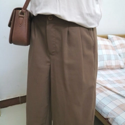 Quần suông nâu size L