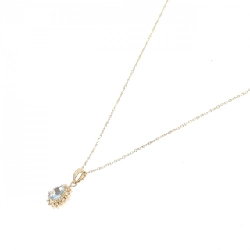 K18YG Aquamarine Necklace - Hàng hiệu Authentic 861996