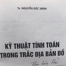 Kỹ thuật tính toán trong trắc địa bản đồ 470787