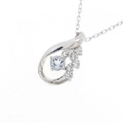 K10WG Aquamarine Necklace - Hàng hiệu Authentic 859800