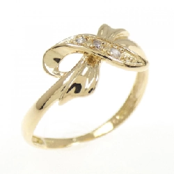 Nhẫn kim cương K18YG 0.02CT