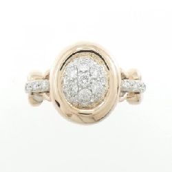 Nhẫn kim cương K18PG/PT 0.45CT 673329