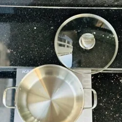 Nồi inox liền khối cao cấp đa năng KALITE KCP2602 – Size 26cm, hiệu suất bắt từ 98% 797328